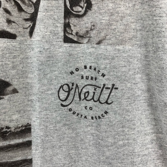 O’Neill Men’s Short Sleeve Logo Tee Gray Size M - Picture 6 of 6